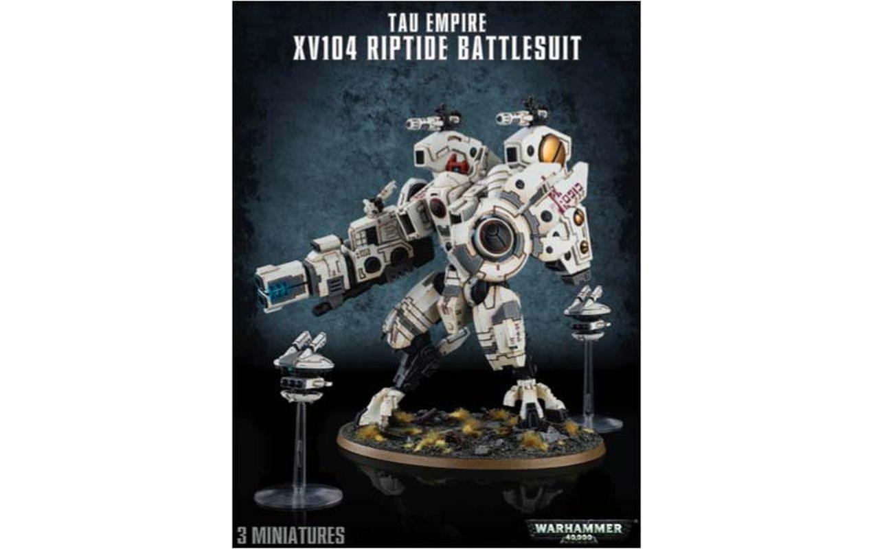 Figur Warhammer 40.000 T`au Empire XV104 Riptide BattlesuitGrösster Battlesuit des Tau Arsenals