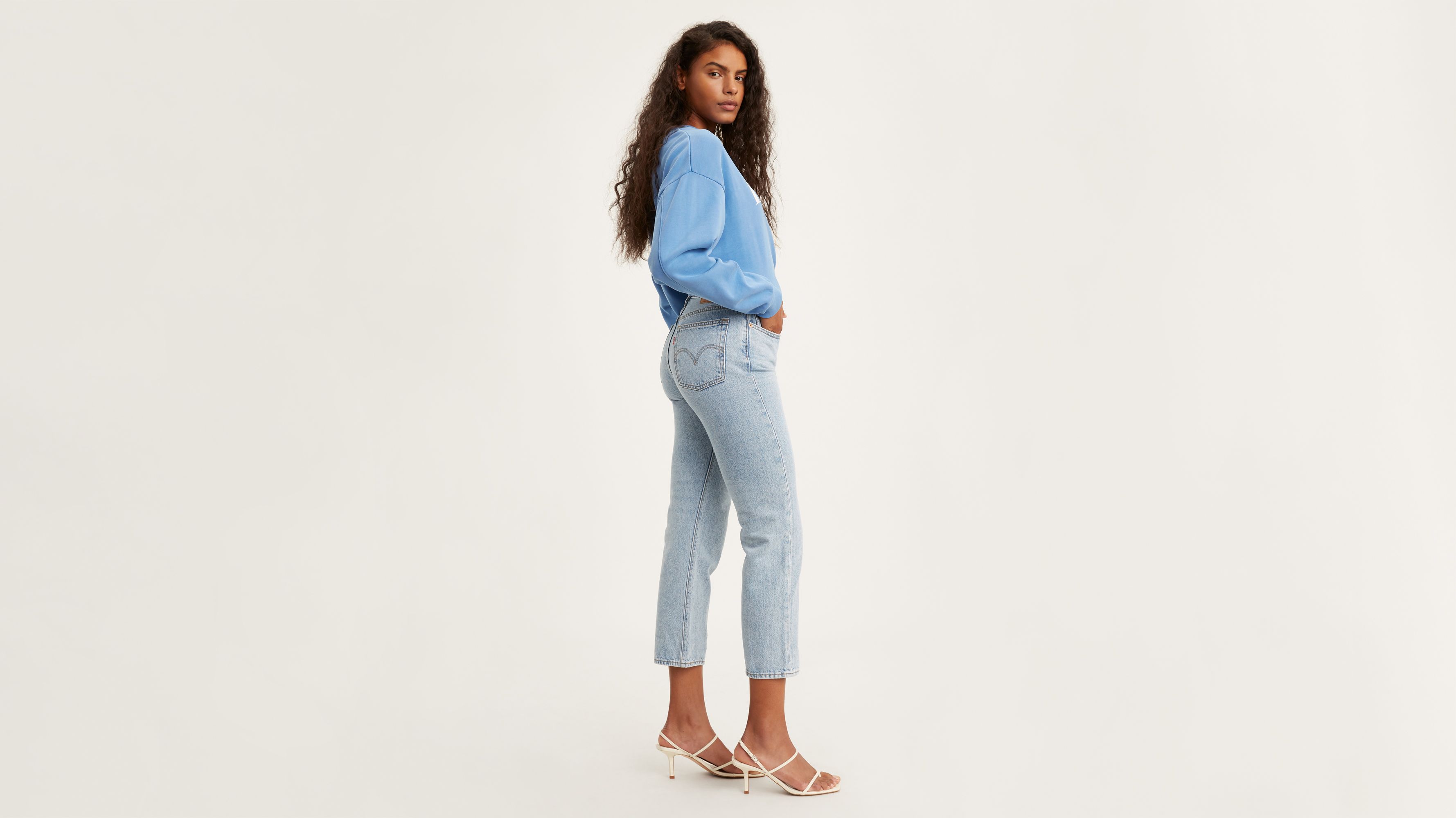Jean droit Wedgie - Montgomery Baked - Bleu