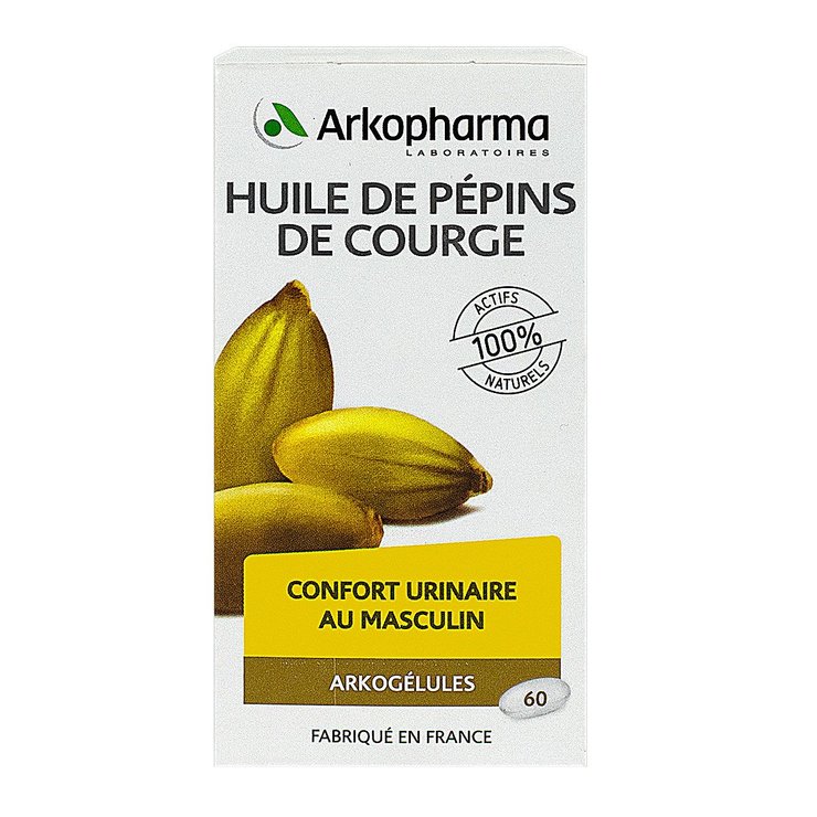 Arkogélules huile pépins de courge 60 gélules