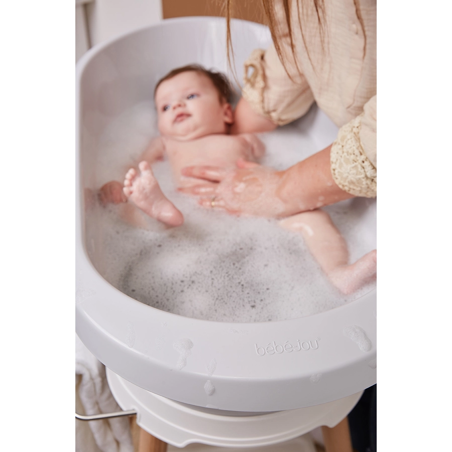 bébé-jou® Thermobadewanne Click hellgrau