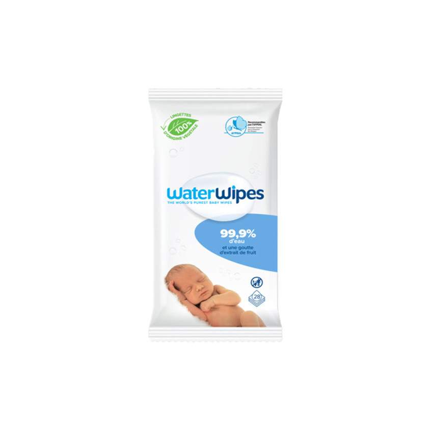 Lingettes naturelles pour bébé x 28