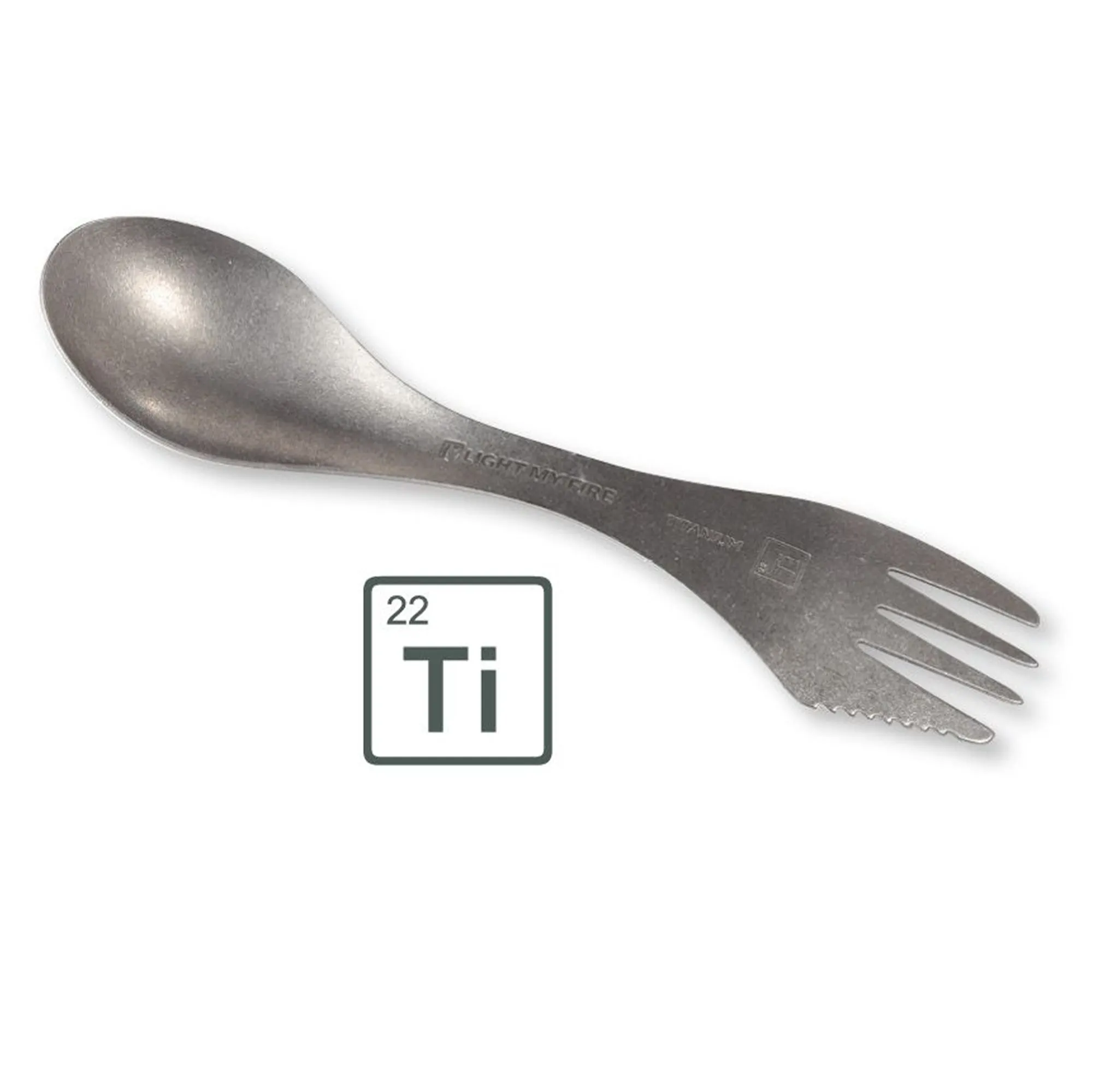 Light My Fire -  Light my Fire Göffel Spork Titan silberfarben
