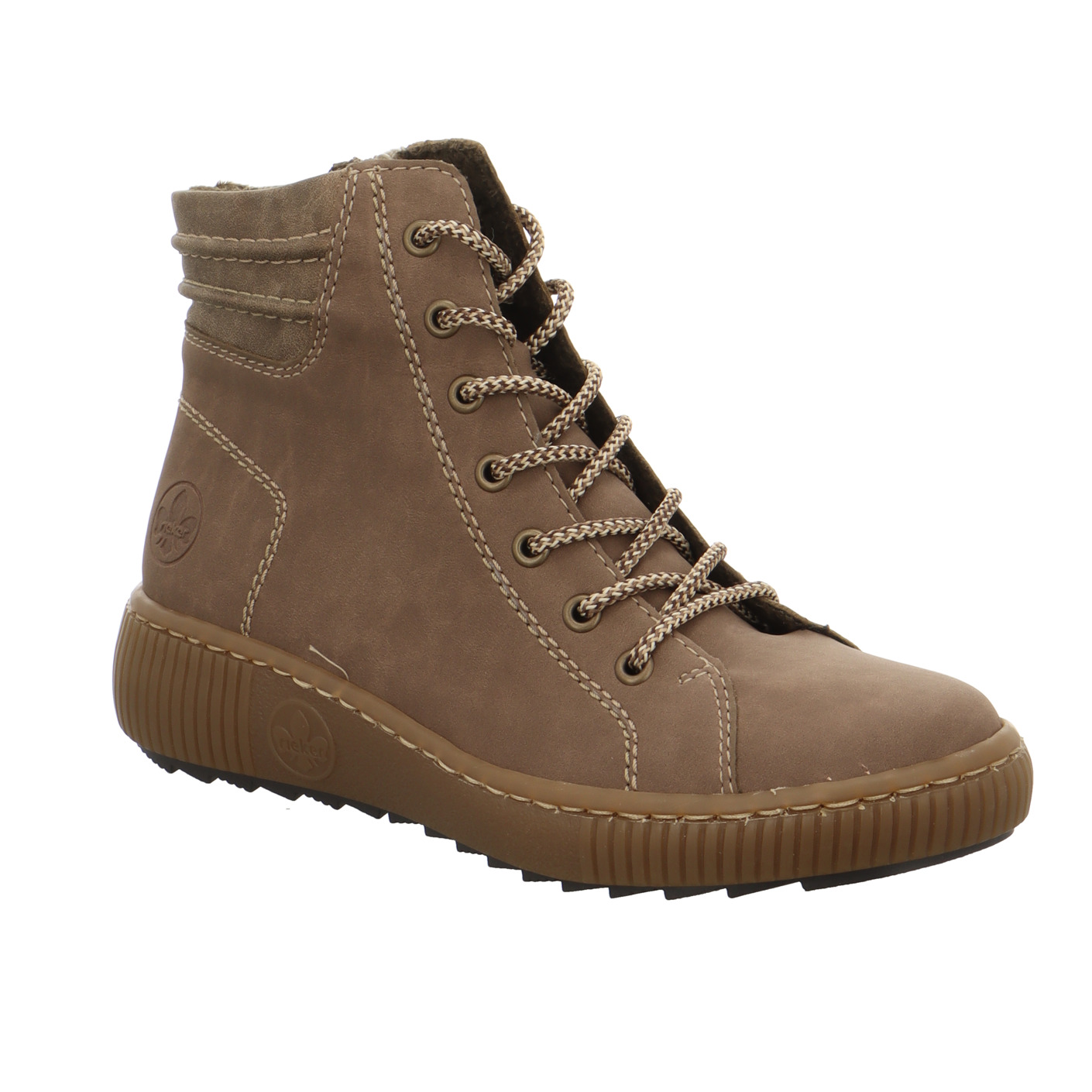 Schnürboots beige