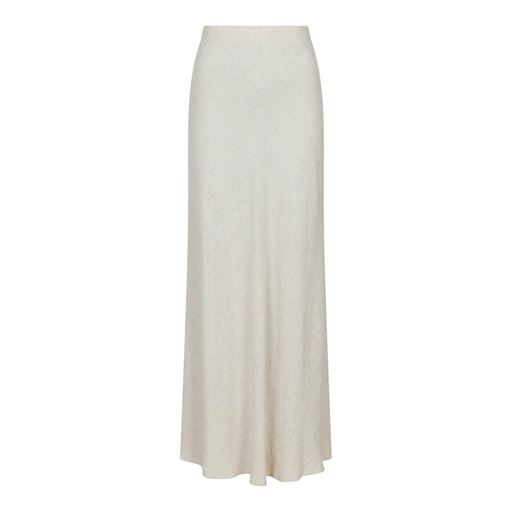 Neo Noir Viso Linen Nederdel, Natural, 42