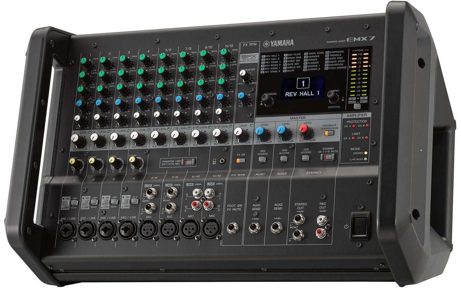 Mischpult EMX 7<br>12-Kanal-Powermixer mit umfangreichen Effekten und Funktionen