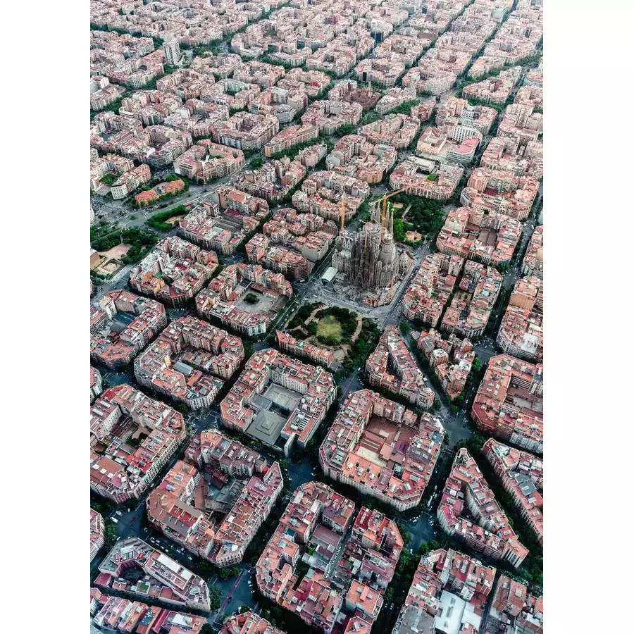 Ravensburger Barcelona von Oben bunt