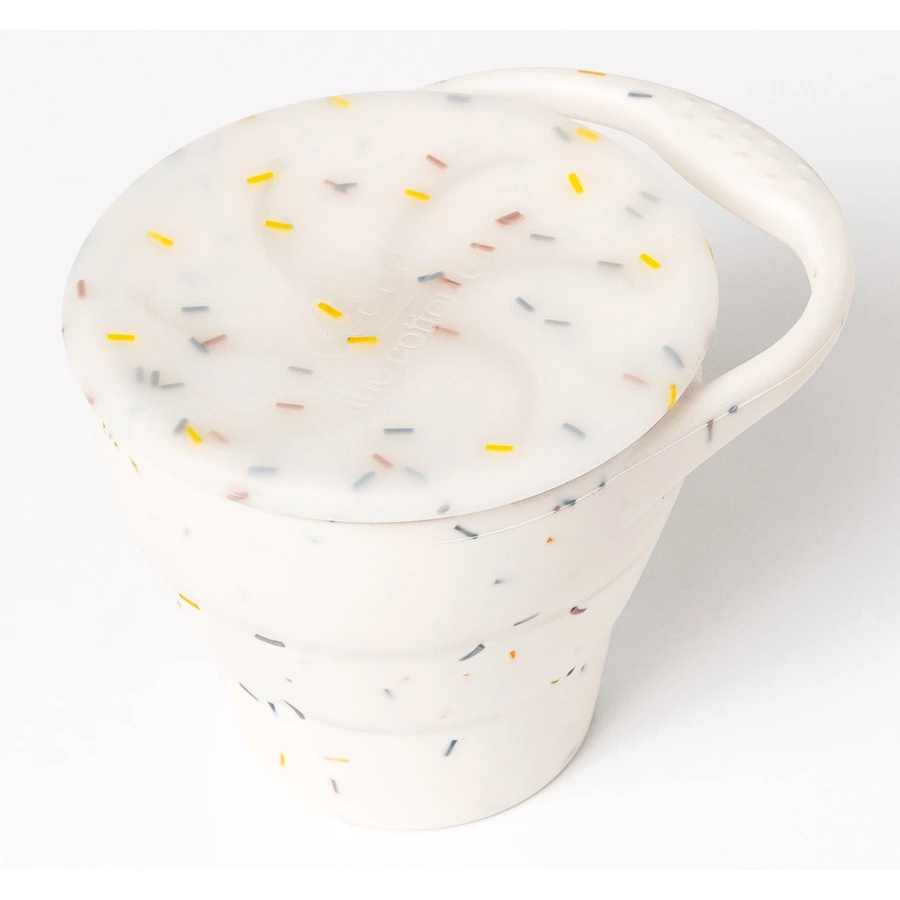 the cotton cloud Snackbecher aus Silikon Confetti