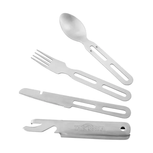 Tatonka -  Tatonka Campingbesteck Cutlery Set II silberfarben