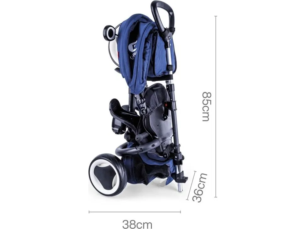 Qplay trehjulet cykel Rito Plus blå
