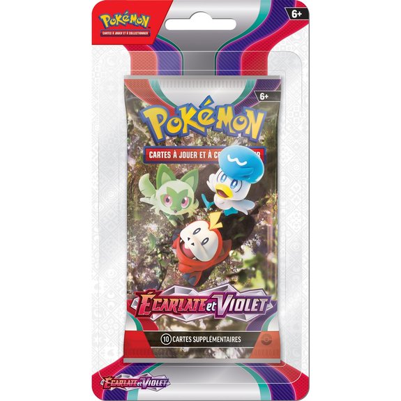 Cartes  Pokémon Ecarlates & violet Booster Blister