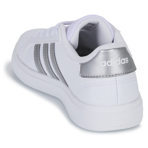 Adidas Sportswear - GRAND COURT 2.0 K - Blanc / Argent