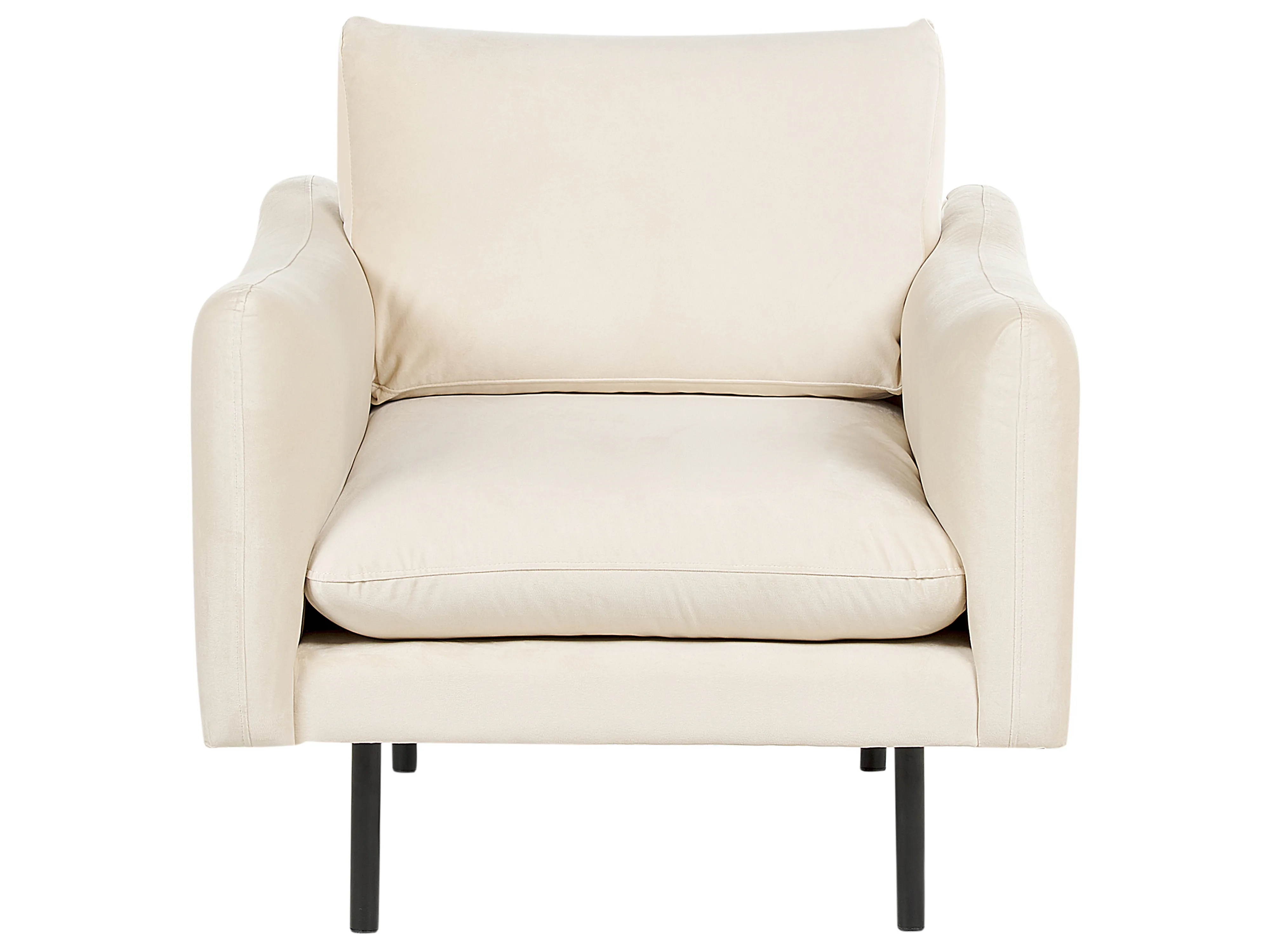 Bankenset 4-zits VINTERBRO Fluweel Lichtbeige