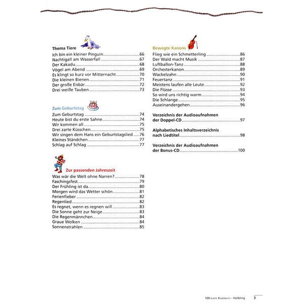 Helbling Verlag 100 bunte Kanonhits