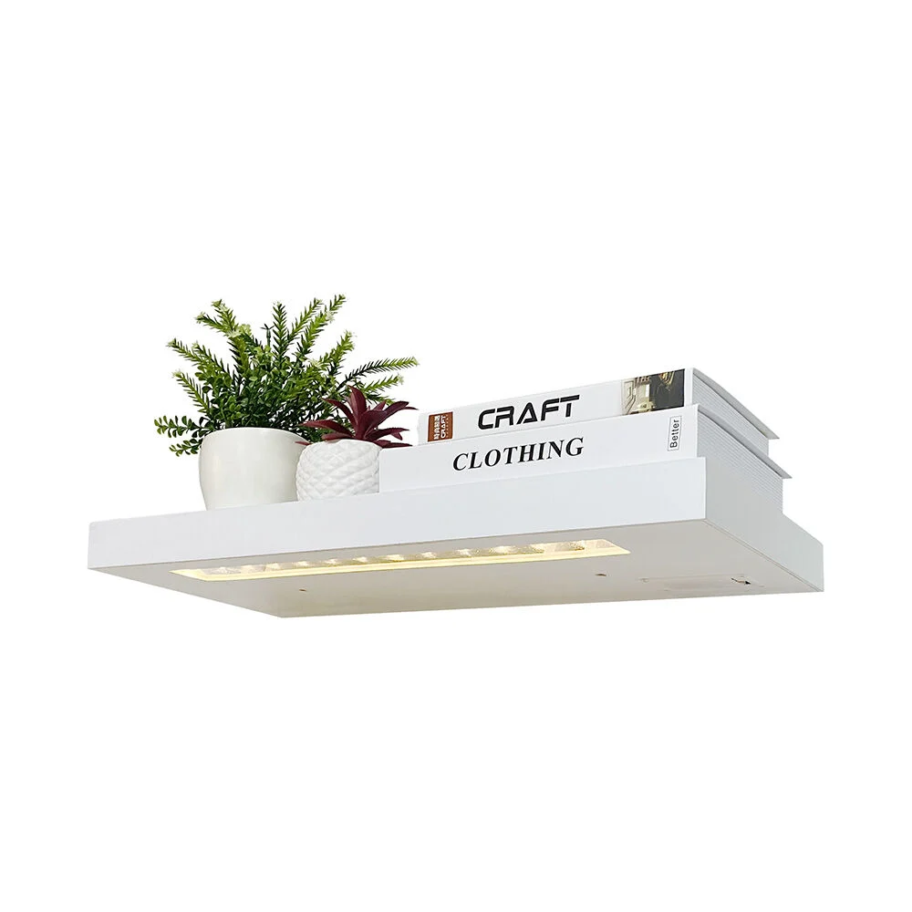 Étagère murale lumineuse à LED L.60 cm