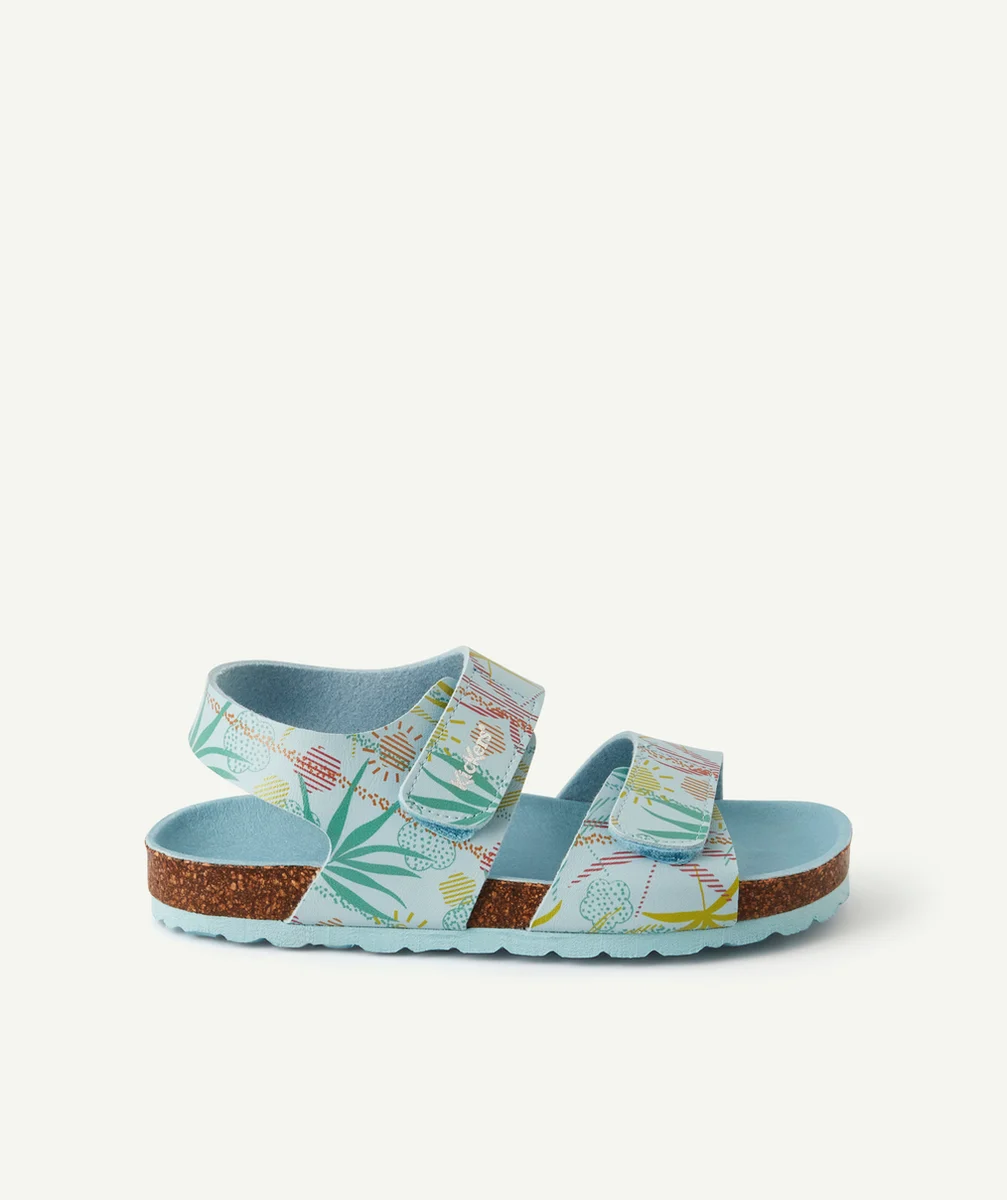 KICKERSSANDALES SUMMERKRO BLEU CLAIR SUNSHINE AVEC SCRATCH