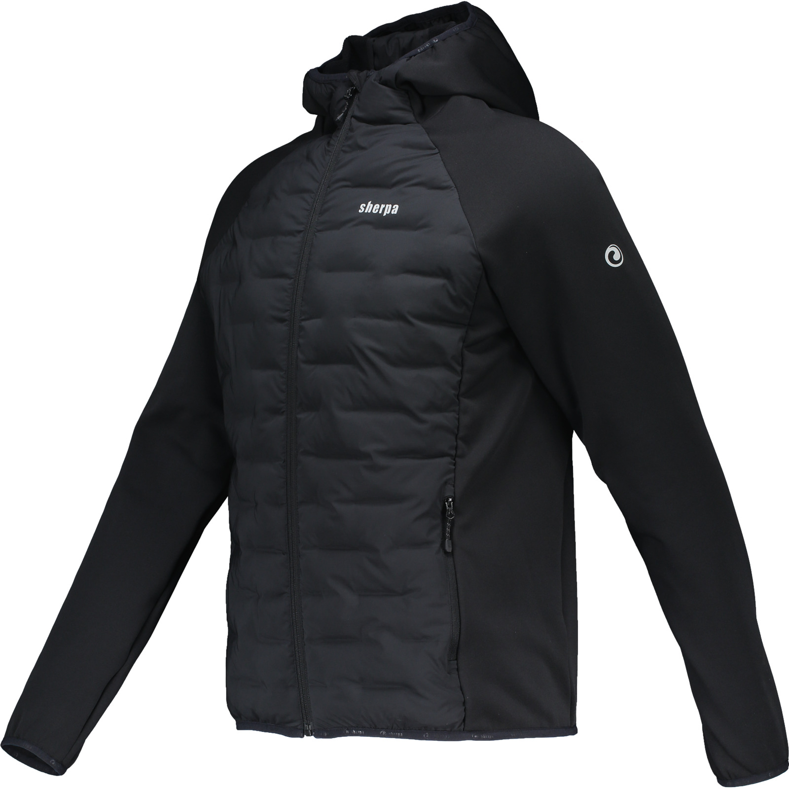 Sherpa Herren-Hybridjacke Panauti L, schwarz