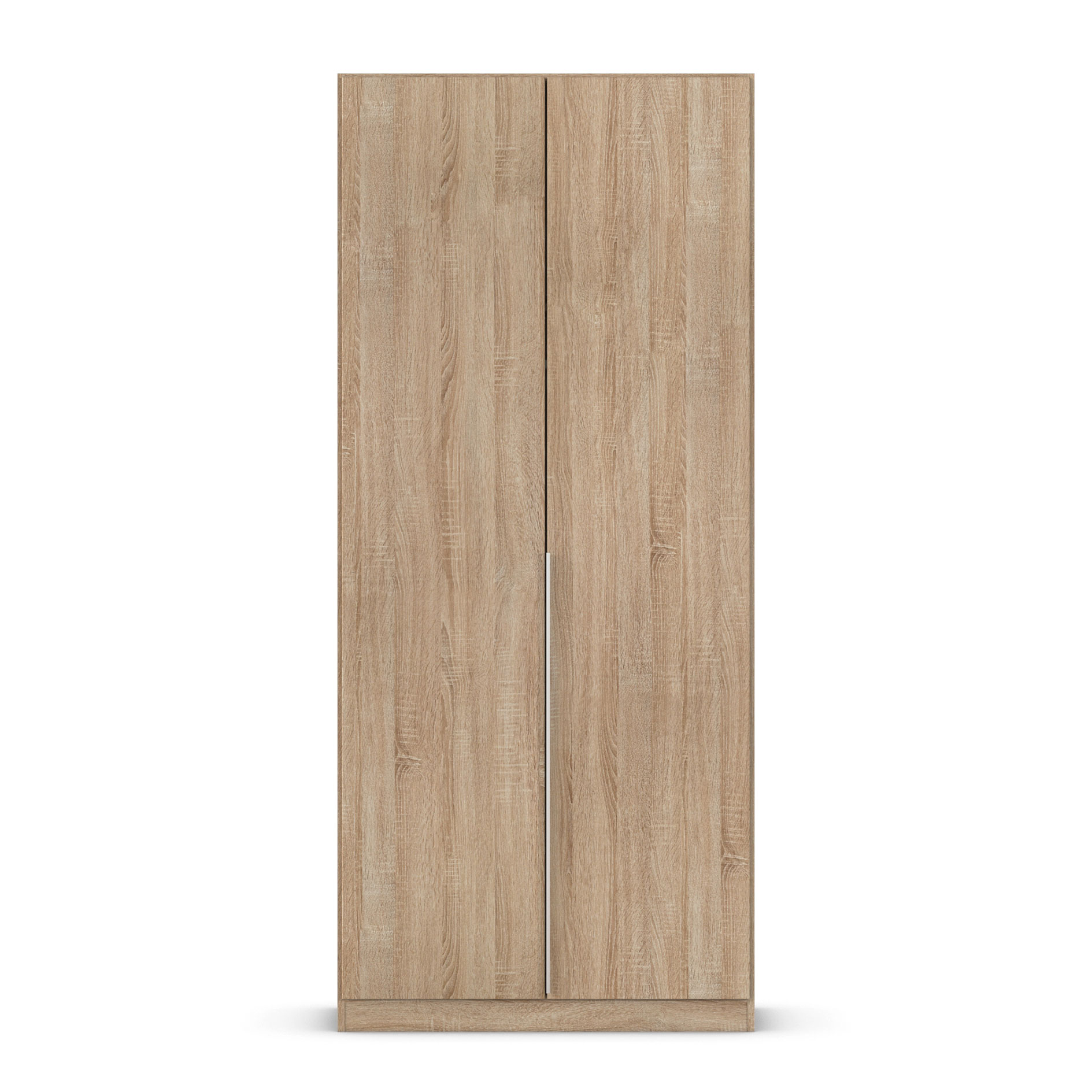 Drehtürenschrank - Eiche Sonoma - 2-türig - 91x210 cm