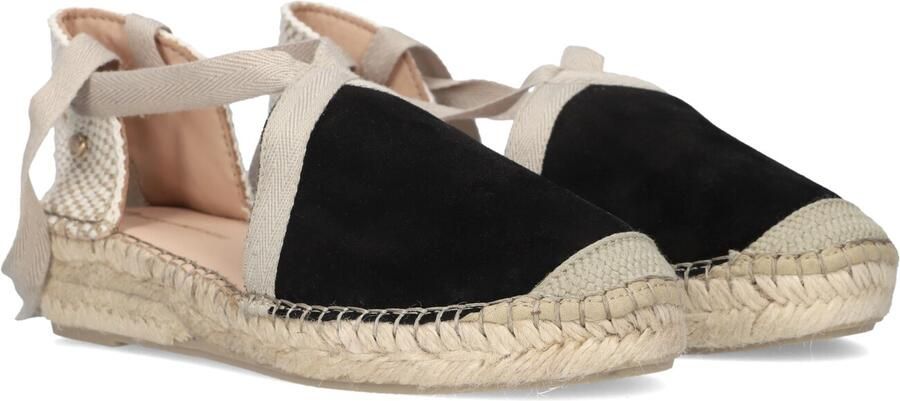 FRED DE LA BRETONIERE Espadrilles Dames Romi Luz Maat: 40 Materiaal: Suède Kleur: Zwart