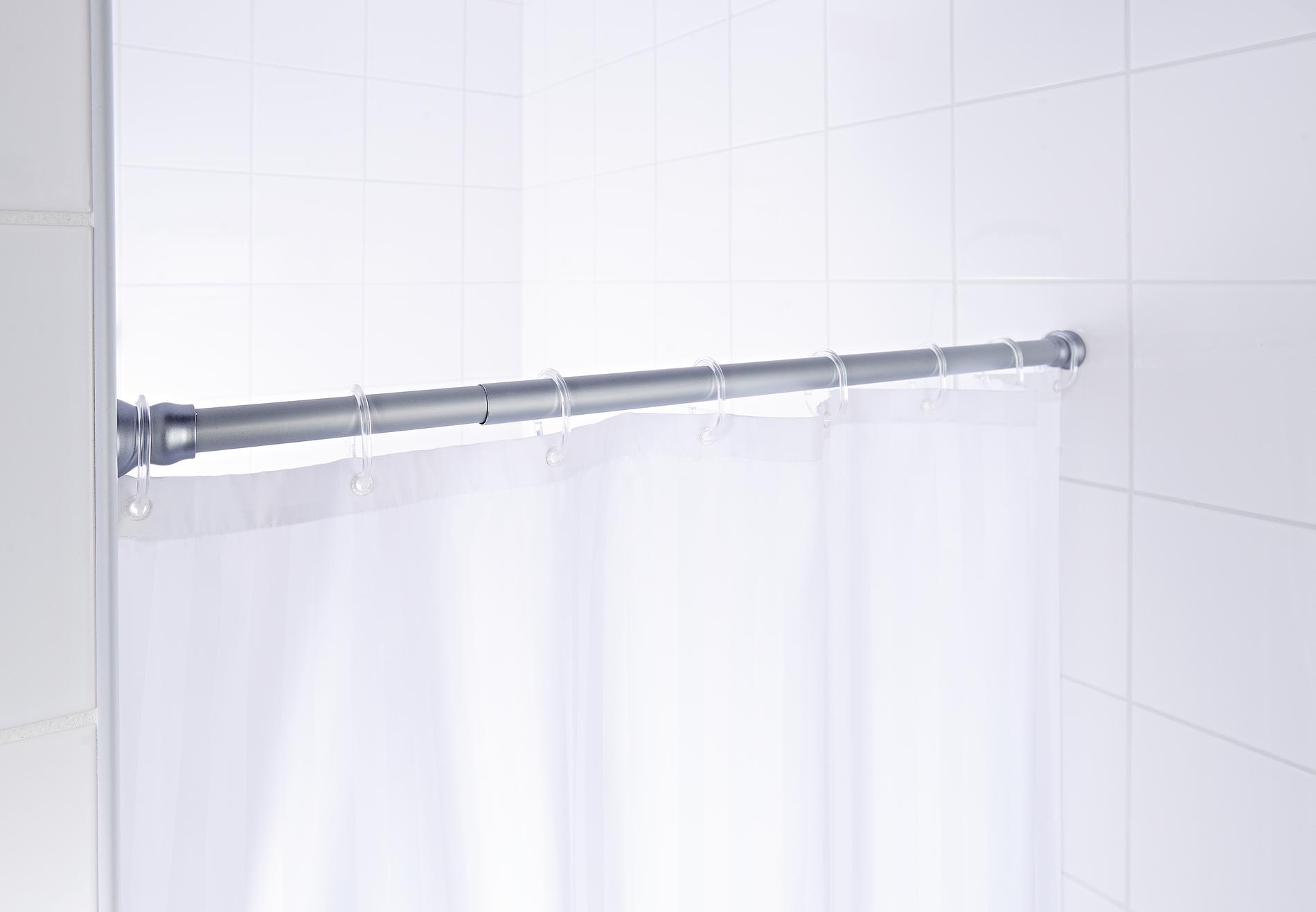 Duschstange ohne Bohren 'Wien' Ø 25 mm chrom matt 70-115 cm