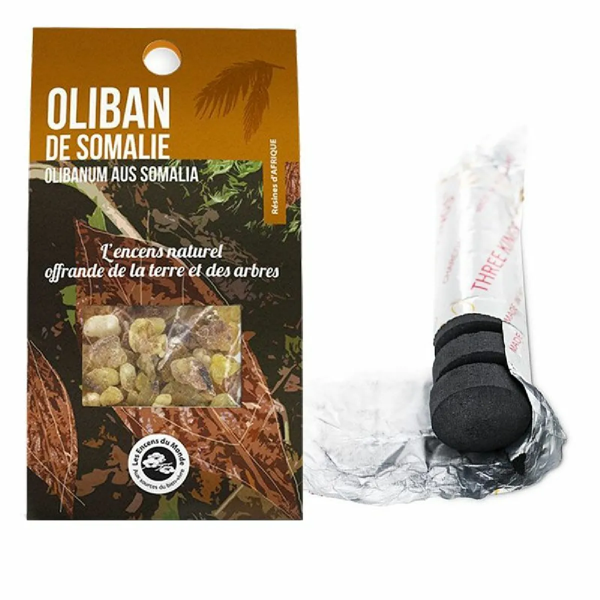 Encens du Monde Résine d'Oliban + Charbons