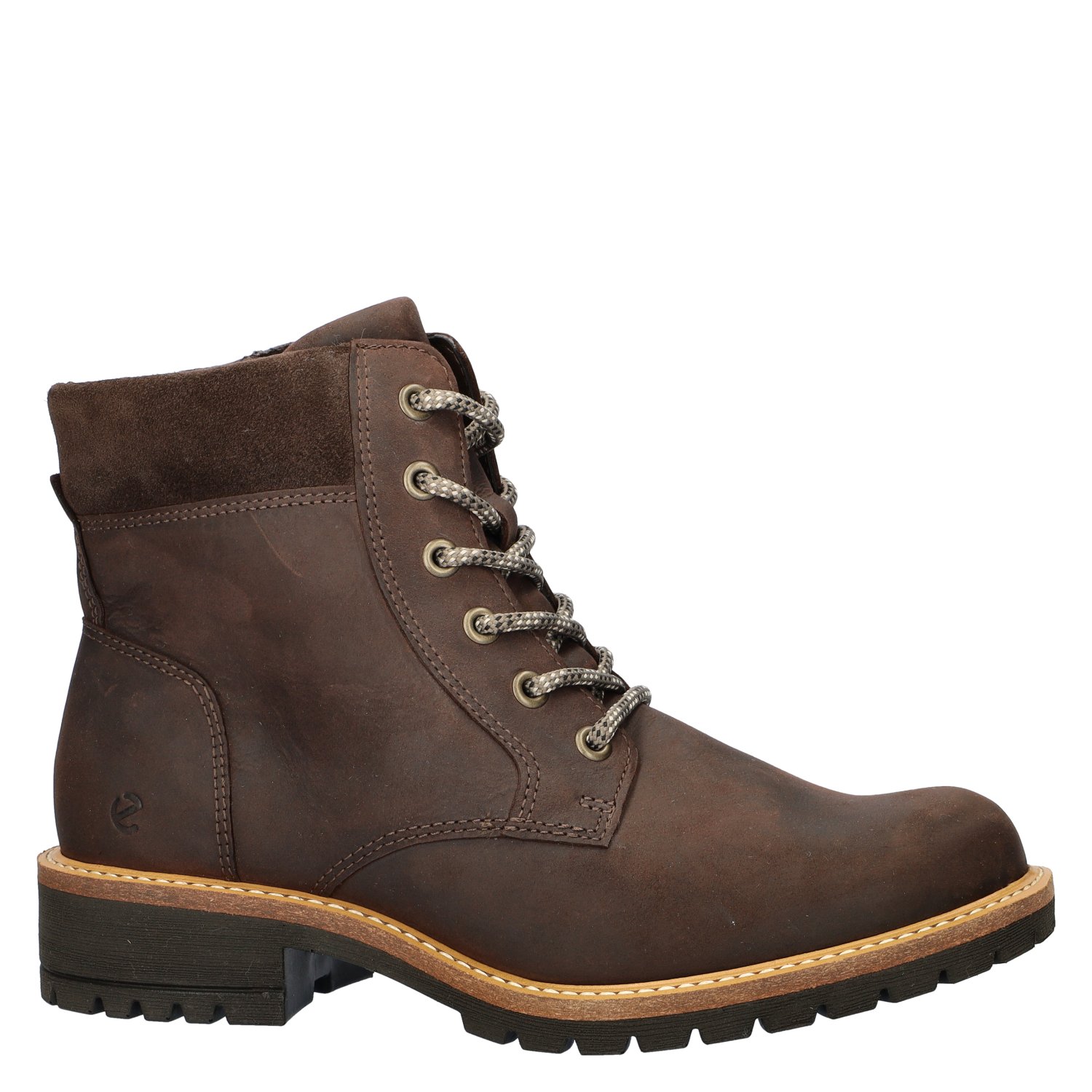 Elaina heren veterboot Ecco Bruin