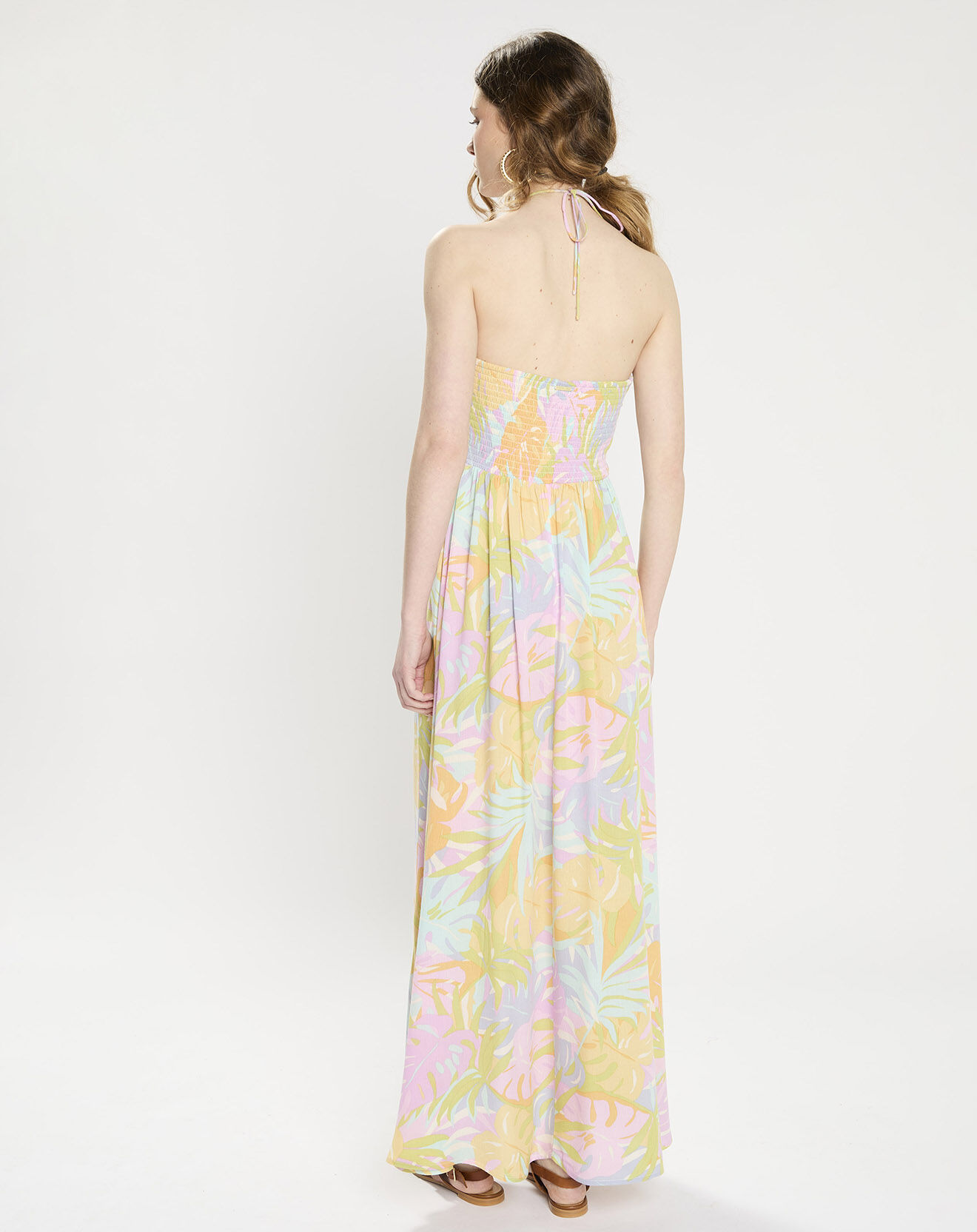 Billabong Robe longue sans manches tropical multicolore