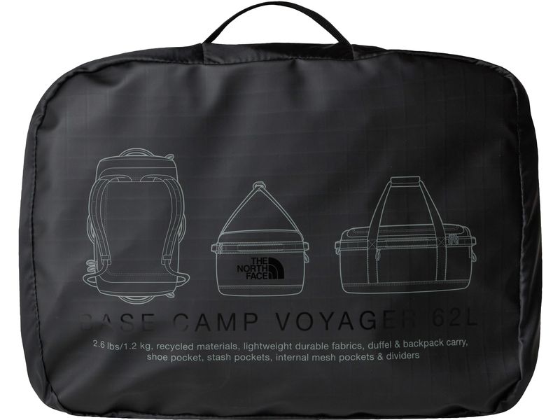 The North Face Duffle Bag Base Camp Voyager, TNF Black-Asph Duffel-Tasche 62 Liter