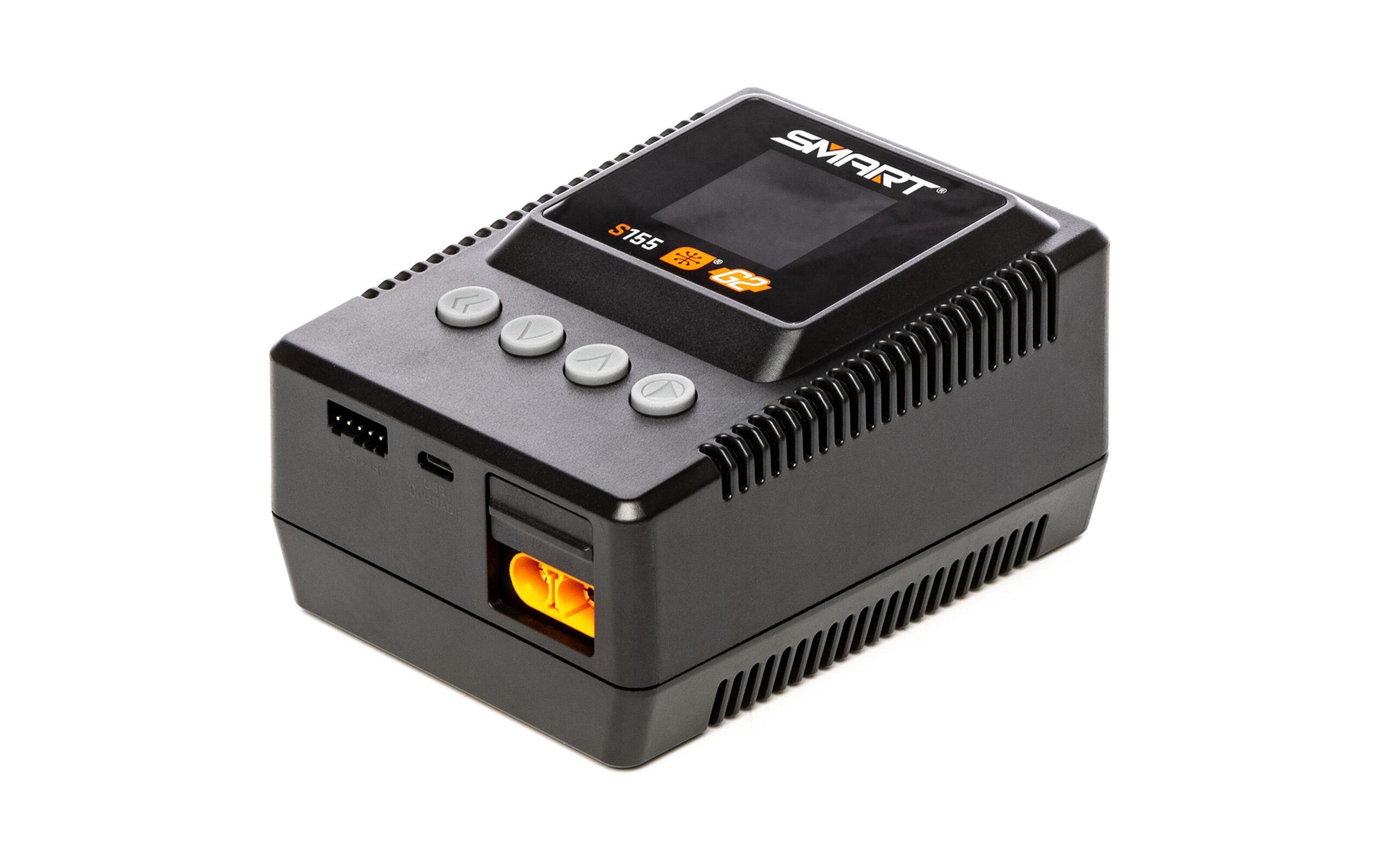 Ladegerät Smart S155 G2 AC 55W 1-4S, IC3 / IC5Spektrum Smart Ladegerät für 1-4S LiPo Akkus