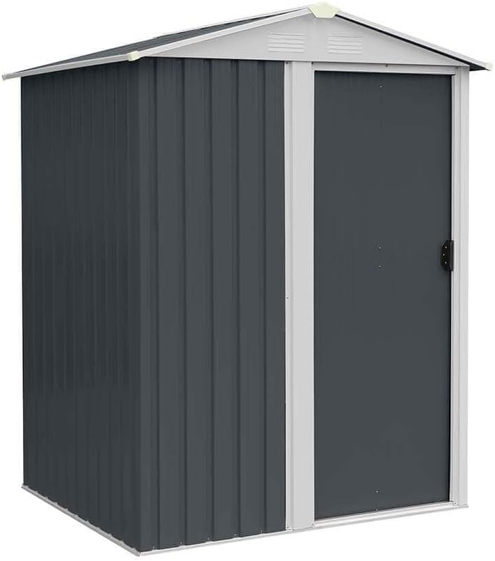 Home Deluxe - Geräteschuppen BOHIO - Größe: S - Maße 151 x 131 x 189 cm, Raumfläche 1,8 m², inkl. Fundament I Gerätehaus Gartenschuppen Gartenschrank