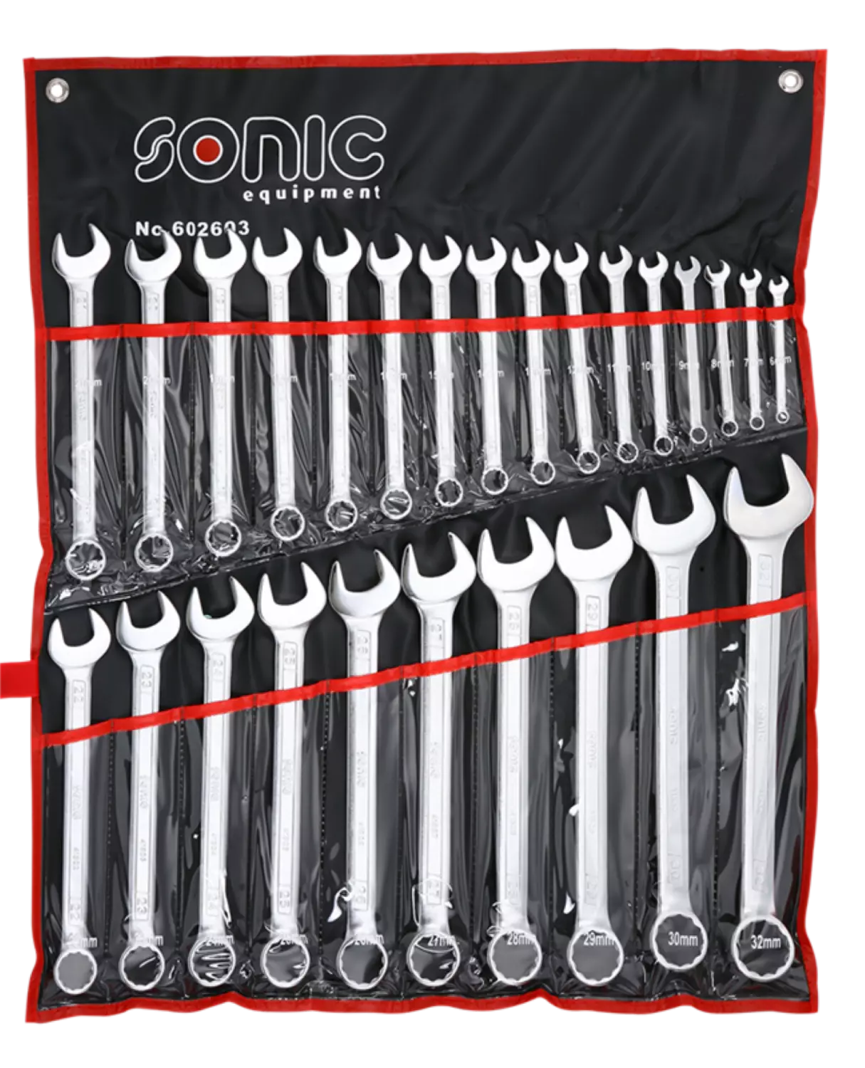 Sonic 602603 Ringsteeksleutelset in etui - 26 delig