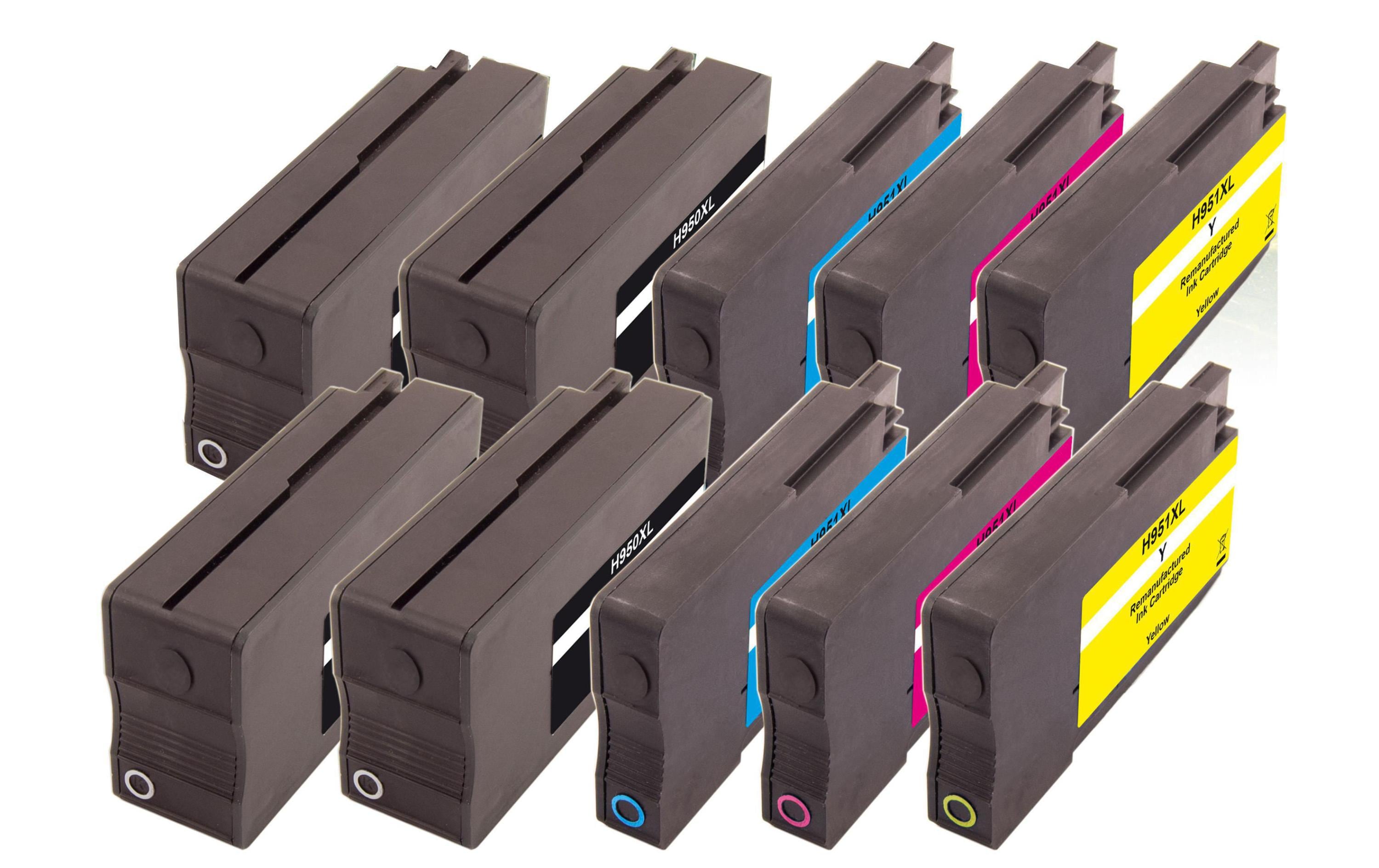 Tintenset HP Nr. 950XL / Nr. 951XL<br>Druckertinte, 10er-Pack