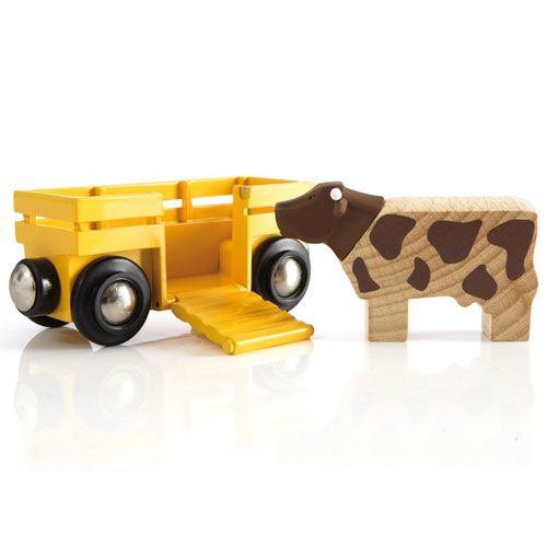 brio veewagon met koe