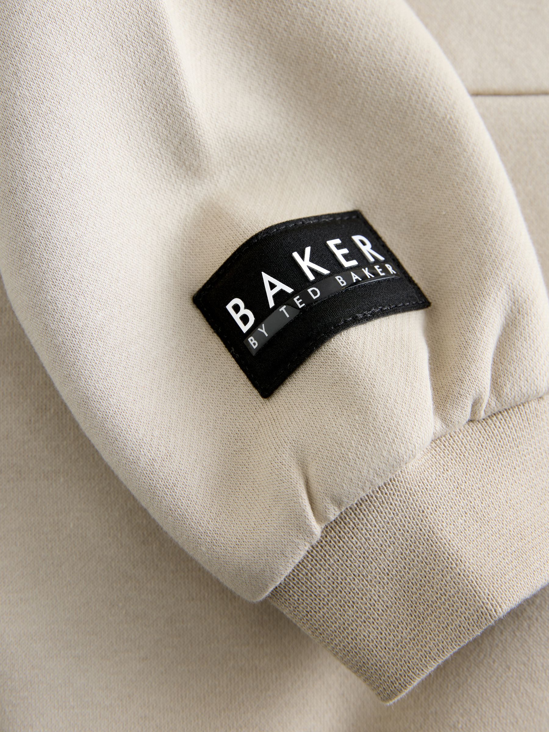 Pastelgeel - set van Baker by Ted Baker sweatshirt en cargojoggingbroek