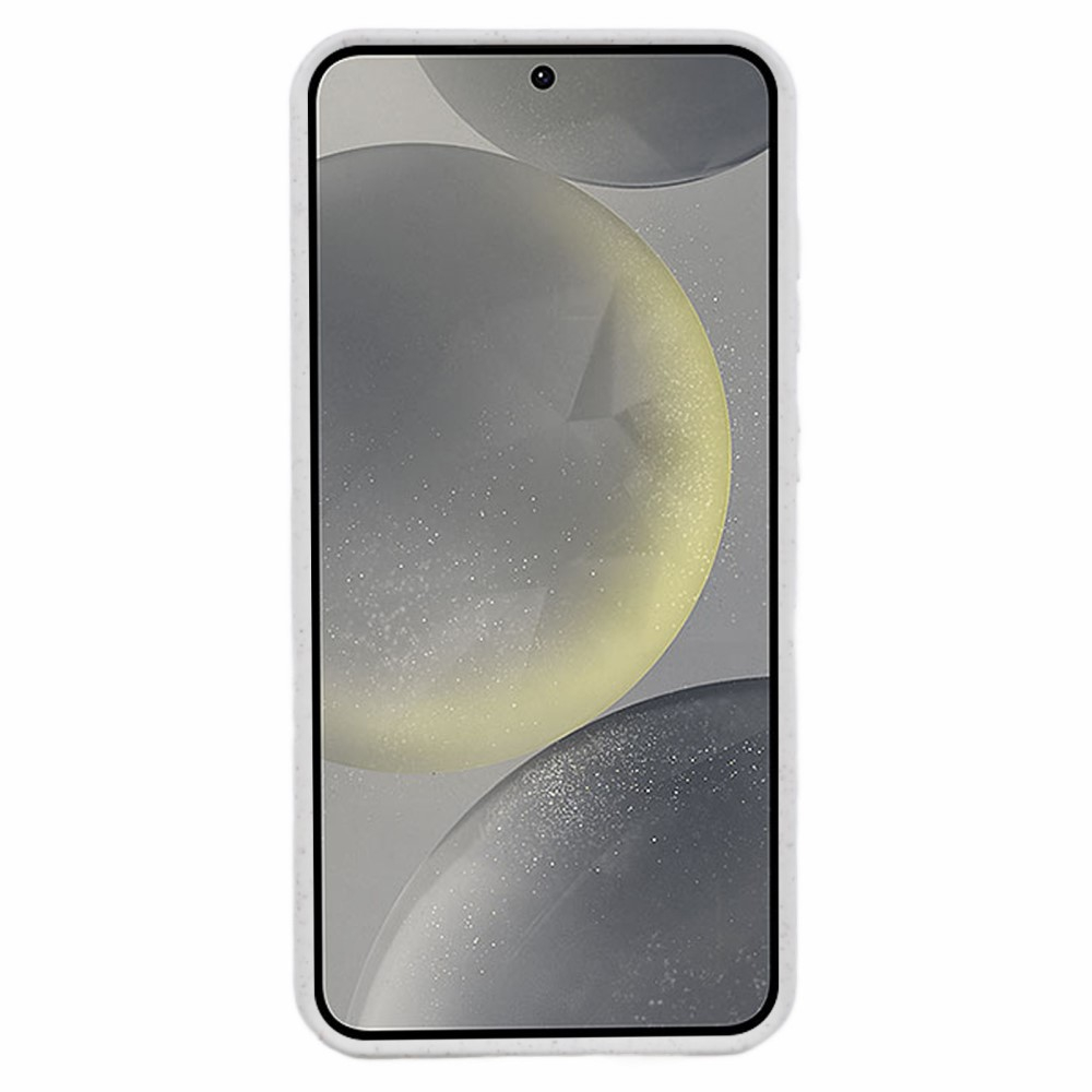 Samsung Galaxy S24 Bio Gummi Schutzhülle Eco Friendly Nachhaltig Kompostierbar - Weiss / Beige
