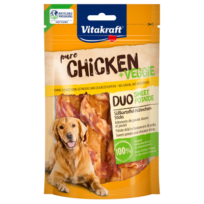Vita Chicken&Veggie Süsskartoffel Sticks 80g