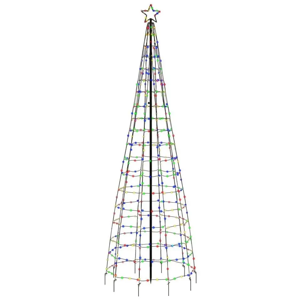 vidaXL - Led-kerstboom - Multikleur - 300 cm