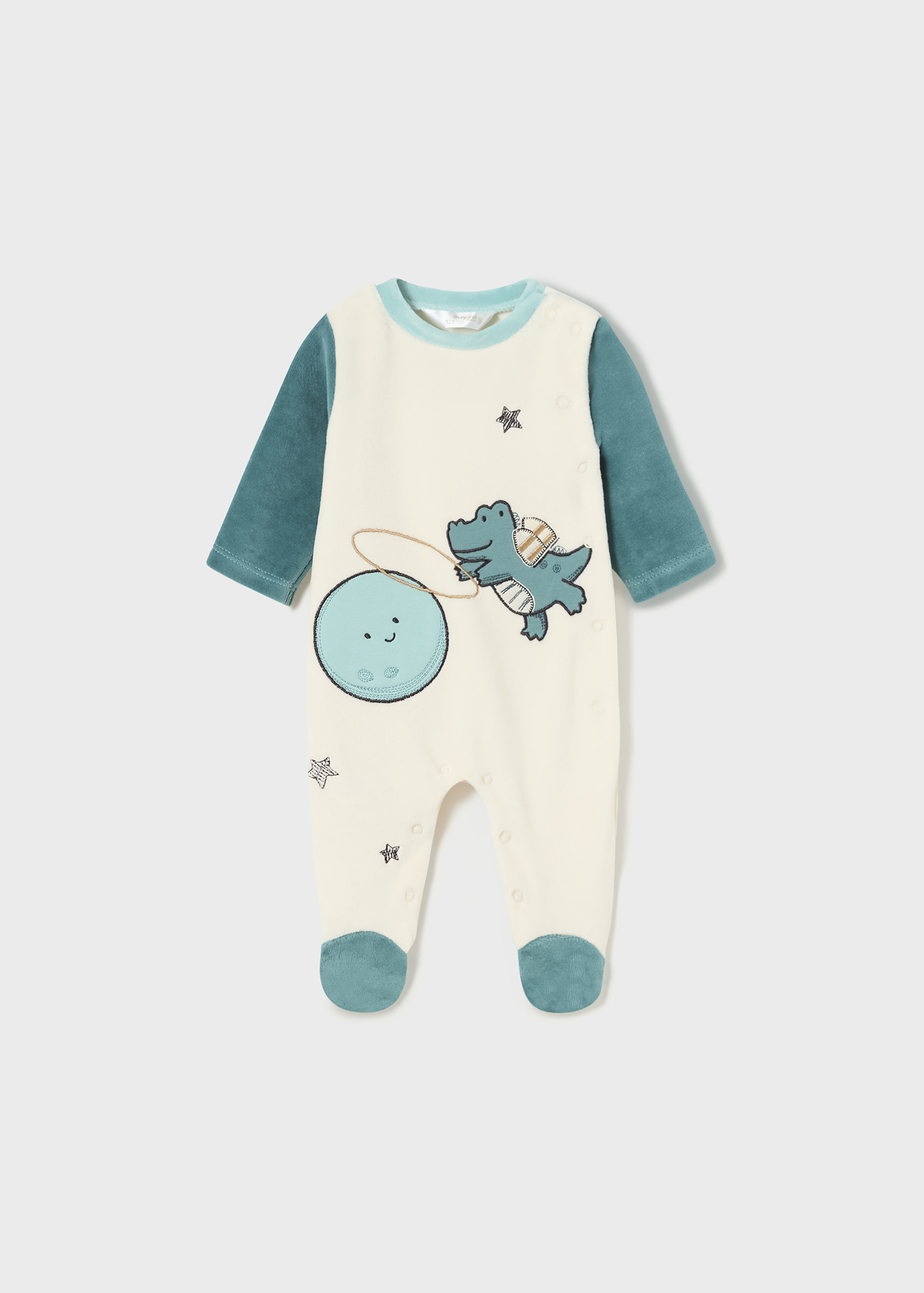 Conjunto de 2 pijamas de lã polar Better Cotton para recém-nascidos