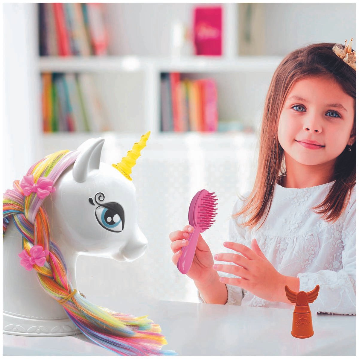 Tête à coiffer licorne