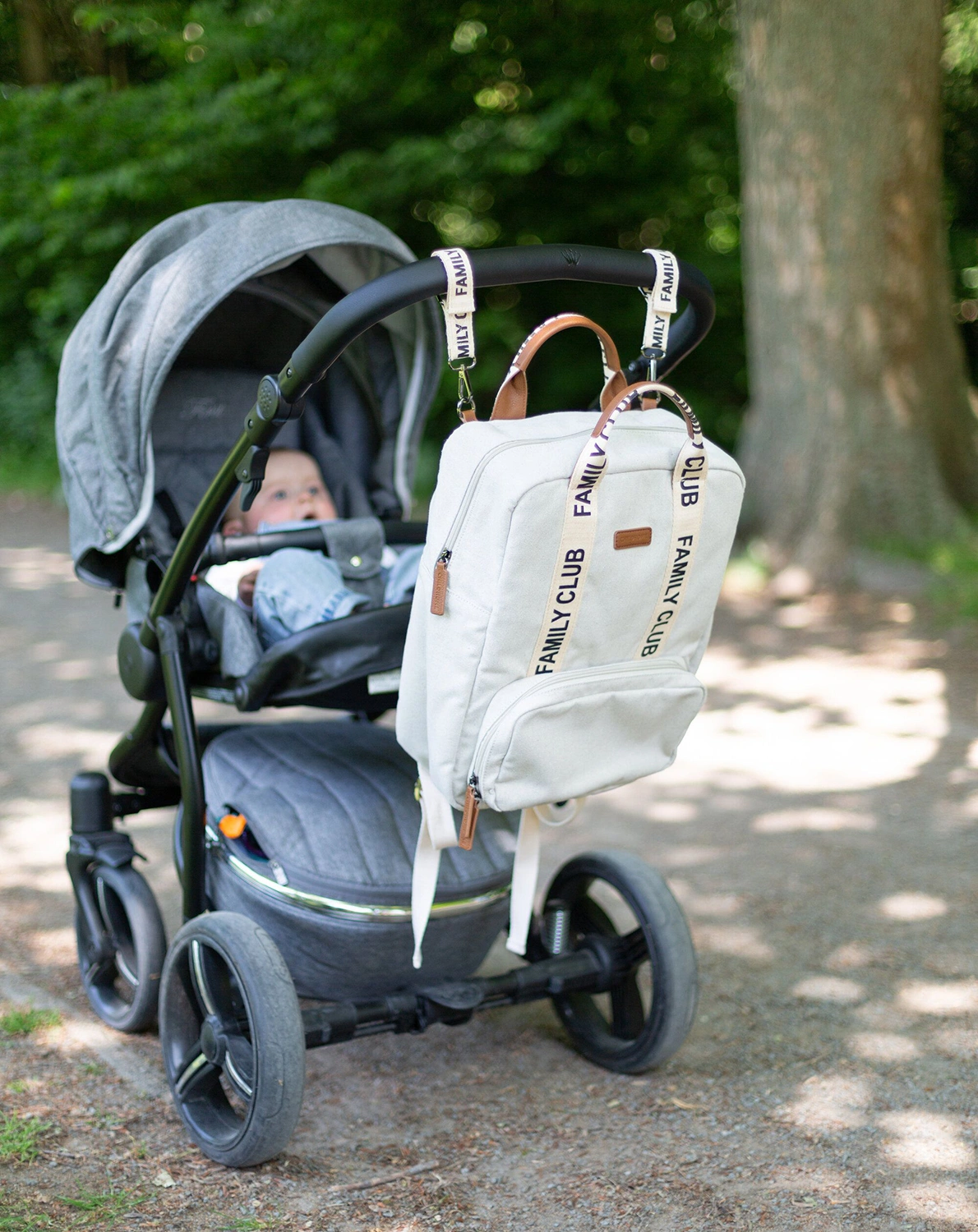 Wickelrucksack FAMILY CLUB (30x16x40) in weiß