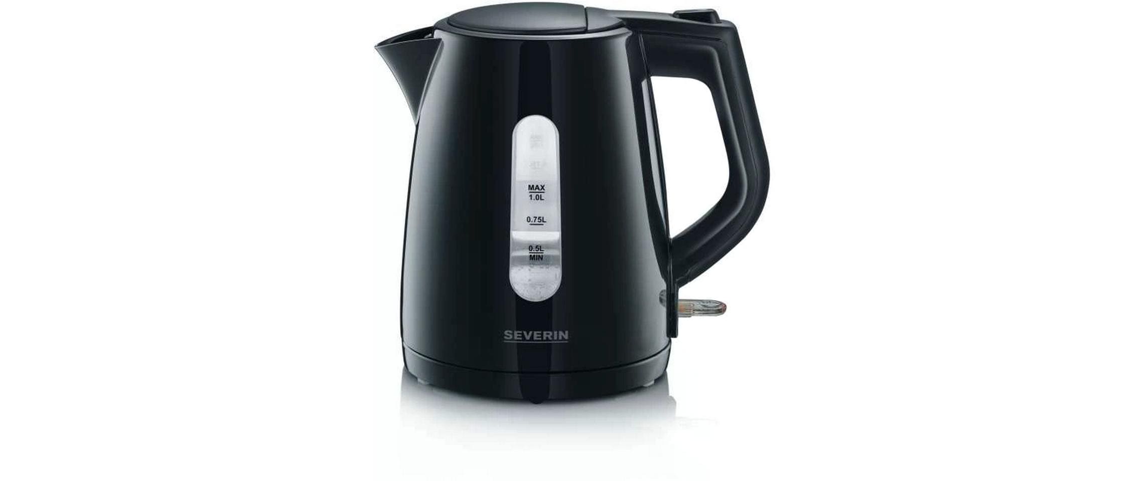 Severin Wasserkocher »WK 3410 1 l, Schwarz« 1 l 2200 W