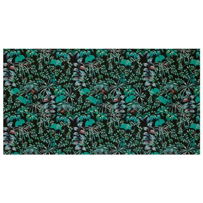 Tapis vinyle motif végétal