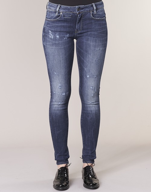 G-Star Raw - D-STAQ 5 PKT MID SKINNY - Medium aged restored