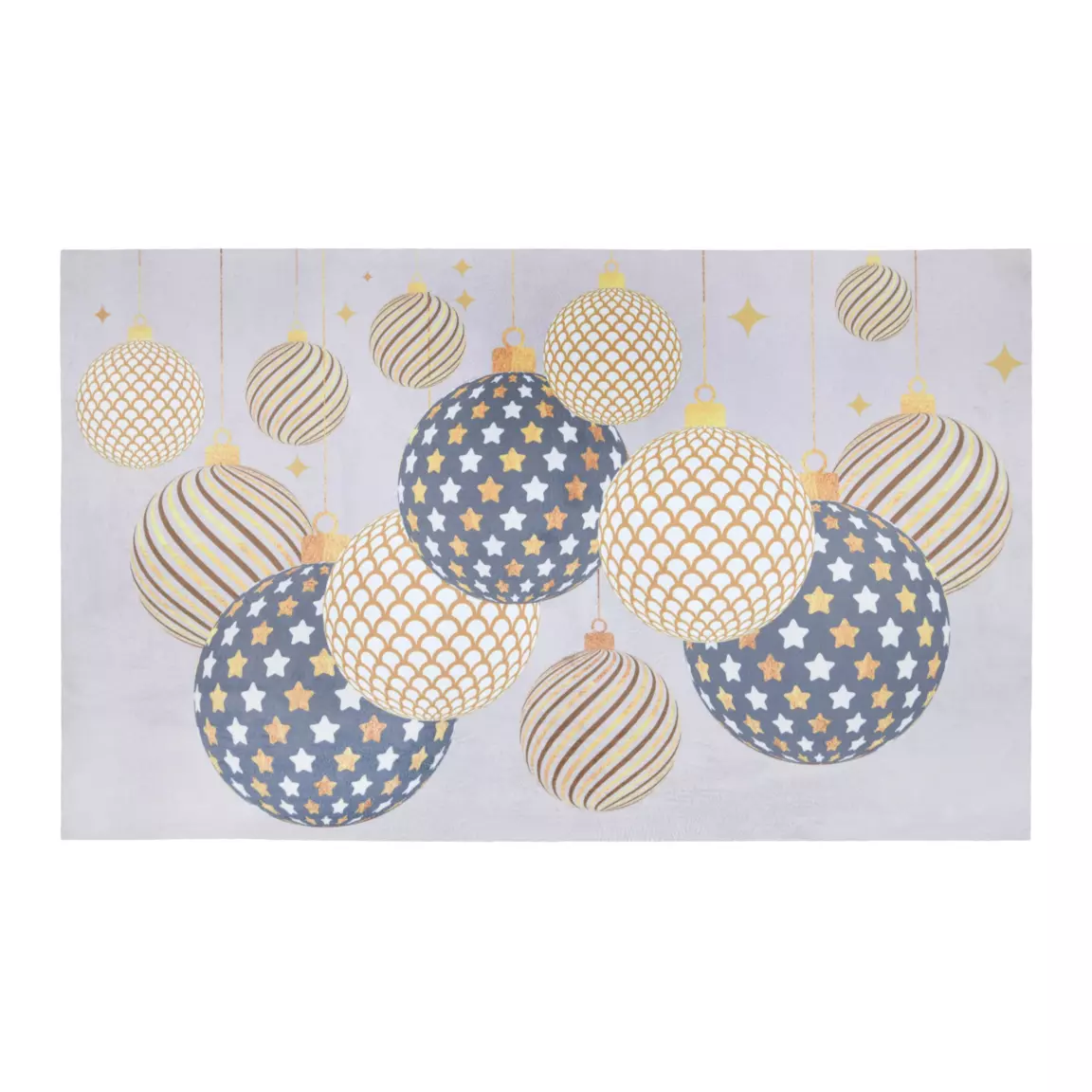 Tapis de Noël (75 cm) Sibérie Or