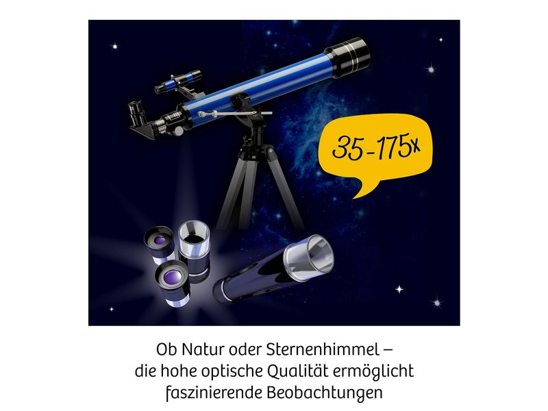 Kosmos Astro-Teleskop Refraktor-Teleskop für langfristige und intensive Beobachtungen von Natur und Sternenhimmel