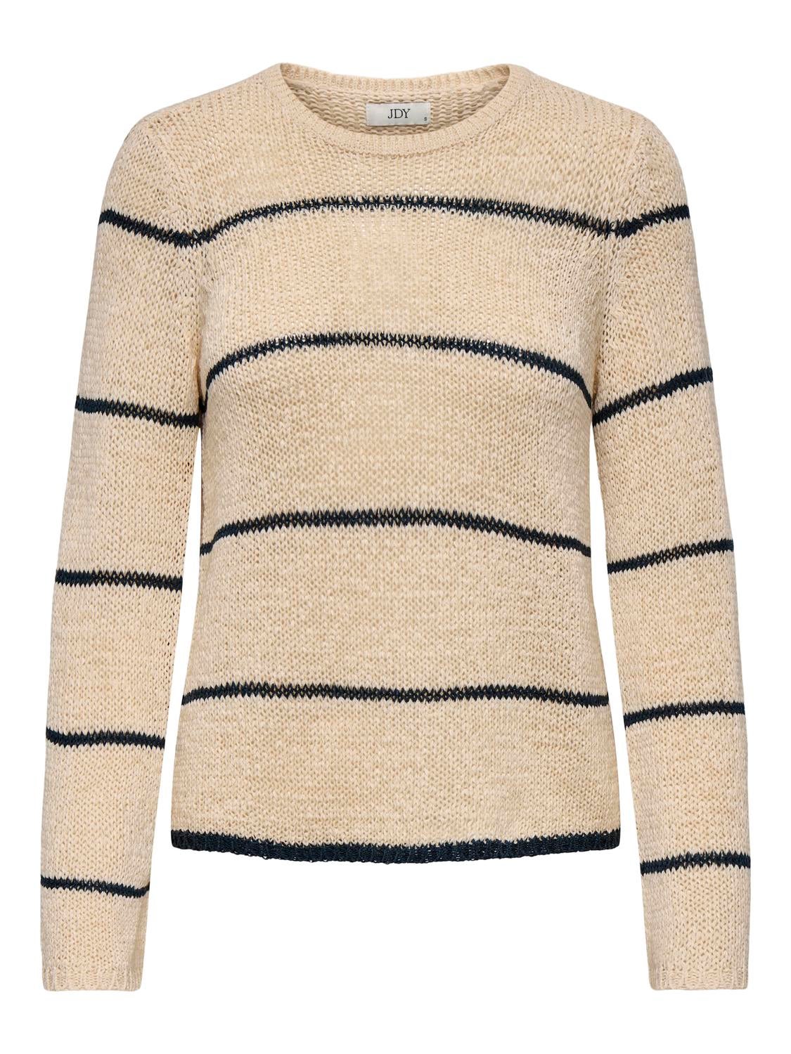JDYMORE Strickpullover Sandshell