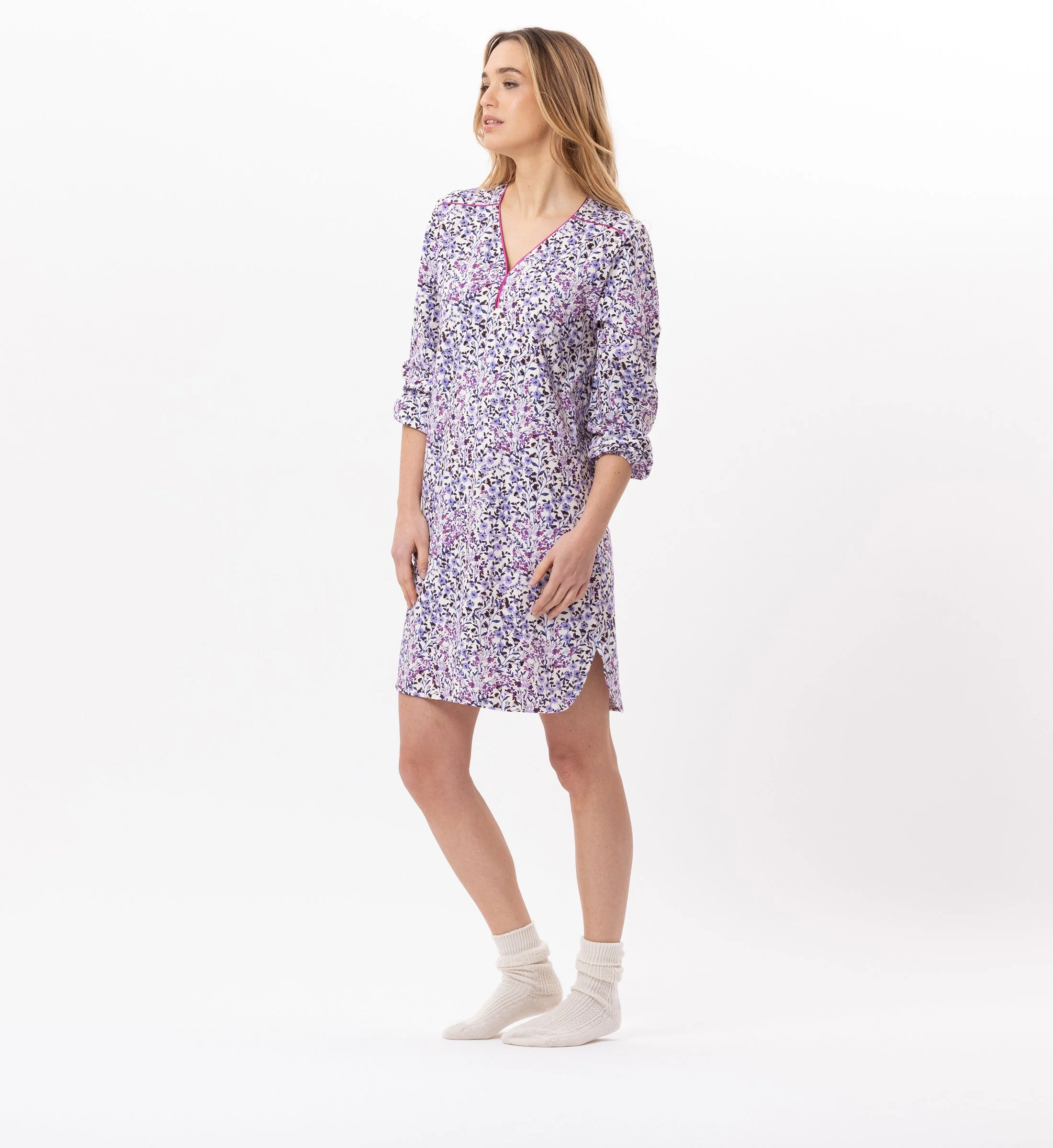 Chemise de nuit en jersey | Multicolore