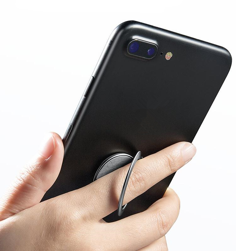 Finger Griff Ring Halterung für Smartphone schwarz