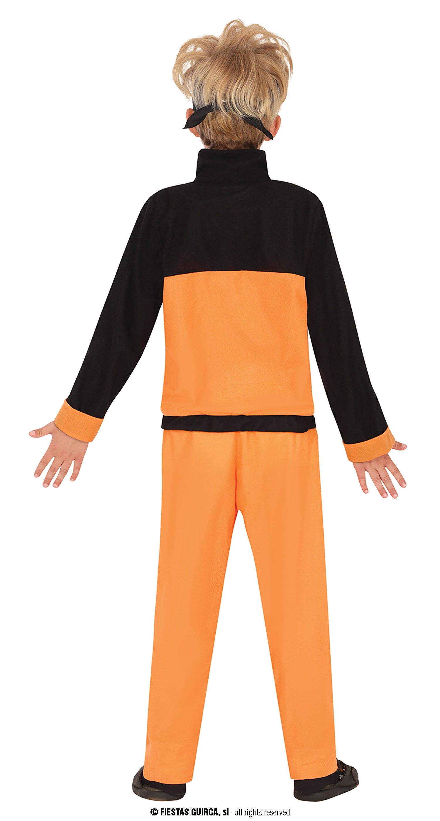 Ninja Kostuum Jongen Oranje Zwart