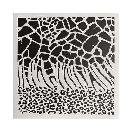 POWERTEX® Schablone Giraffe duo