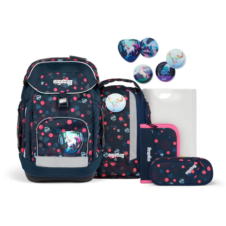 Ergobag Maxi - Schulrucksack Set 6tlg. Modell 2024 Phantbärsiewelt